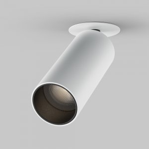 Белый встраиваемый поворотный светильник спот «FOCUS LED»