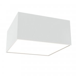 Белый квадратный потолочный светильник 12Вт 3000К «Zon»
