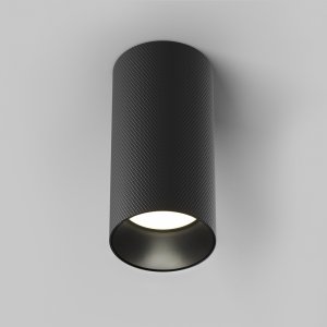 Чёрный накладной потолочный светильник цилиндр «Artisan»