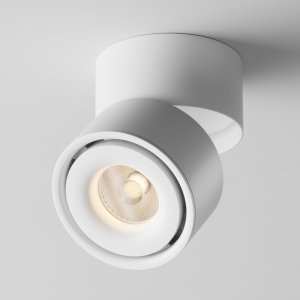 Диммируемый накладной поворотный светильник 15Вт 3000К белый «Yin»