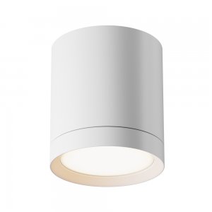 Белый накладной цилиндрический светильник «Hoop»