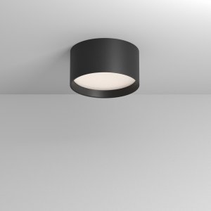 12Вт 4000К чёрный круглый потолочный светильник «Glare»