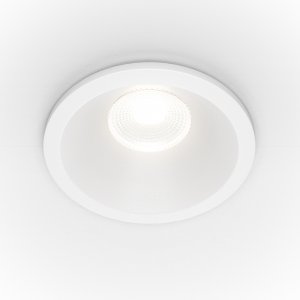 Диммируемый встраиваемый светильник с влагозащитой 6Вт 3000К, белый «Zoom»