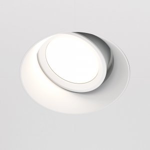 Белый встраиваемый светильник под шпаклёвку «Dot»