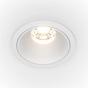 Диммируемый встраиваемый светильник 10Вт 3000К, белый «Alfa LED»