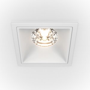 Встраиваемый квадратный белый светильник 15Вт 3000К «Alfa LED»