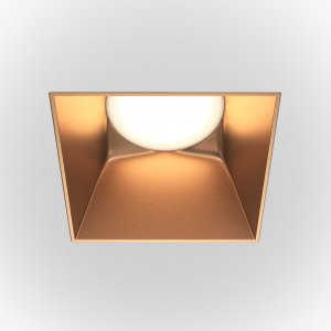 Встраиваемый светильник под шпаклёвку матовое золото «Share»