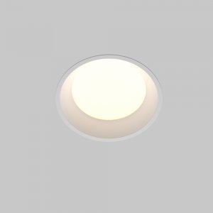 Белый круглый встраиваемый светильник 3000-4000-6000K 12W 100° IP44 «Okno»