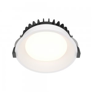 12Вт 4000К белый круглый встраиваемый светильник с влагозащитой IP44 «Downlight Okno»