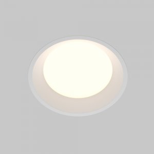 Белый круглый встраиваемый светильник 3000-4000-6000K 18W 100° IP44 «Okno»