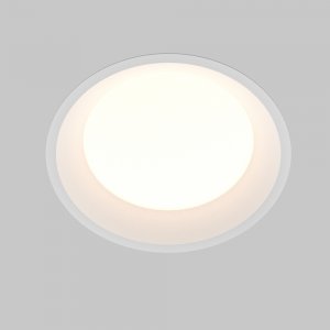Белый круглый встраиваемый светильник 3000-4000-6000K 24W 100° IP44 «Okno»