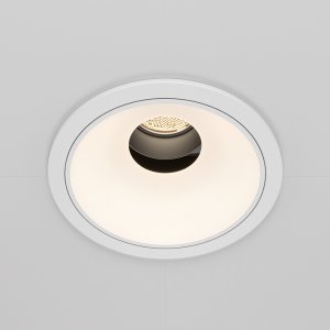 Белый круглый встраиваемый светильник 10Вт 4000К «Wise»