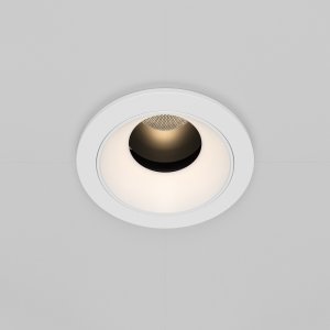 Белый круглый встраиваемый светильник 7Вт 3000К «Wise»