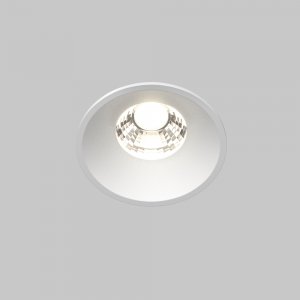 Белый круглый встраиваемый светильник 7Вт 4000К «Round»