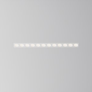 Линейный встраиваемый светильник 25см 20Вт 3000/4000/6000К под шпаклёвку «Points»