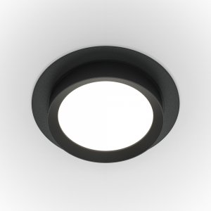 Встраиваемый светильник чёрный «Hoop»