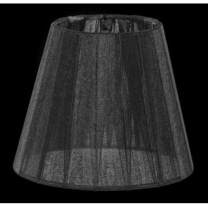 Чёрный текстильный абажур LMP-BLACK-130