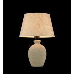 Керамическая настольная лампа кремового цвета MOD003-11-W ARMEL