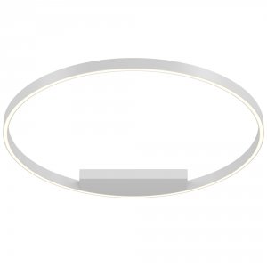 Белая потолочная люстра кольцо 80см 50Вт 4000К «Rim»