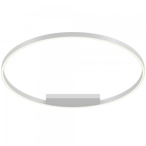Белая потолочная люстра кольцо 100см 59Вт 3000/4000К «Rim»