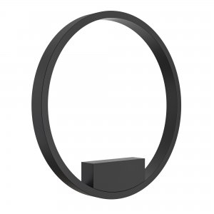 Чёрный настенный светильник кольцо для подсветки Ø40 25Вт 4000К «Rim»