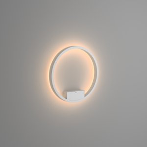 Настенный светильник кольцо 40см 25Вт 3000К белый «Rim»