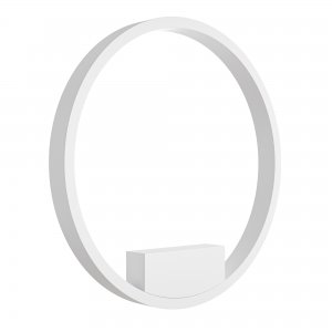 Белый светильник кольцо для подсветки стены Ø40см 25Вт 4000К «Rim»