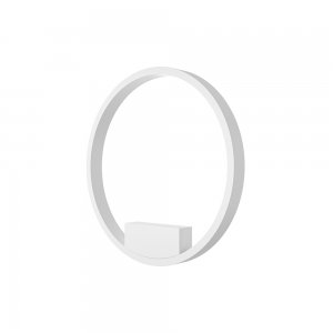Белый настенный светильник кольцо 40см 24Вт 3000/4000К «Rim»
