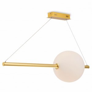 Длинный светодиодный подвесной светильник с шаром «Freccia»