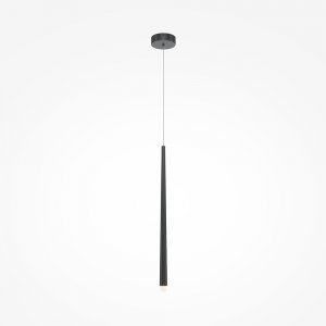 Чёрный подвесной светильник стержень 9Вт 4000К «Cascade»