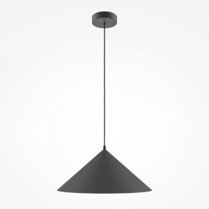 Чёрный подвесной светильник конус «Basic colors»