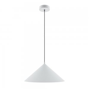 Белый подвесной светильник конус «Basic colors»