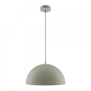 Бежевый купольный подвесной светильник из металла «Basic colors»