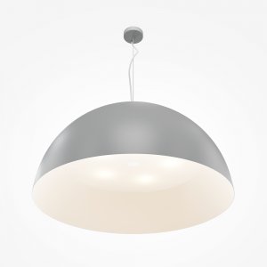 80см серый купольный подвесной светильник из металла «Dome»