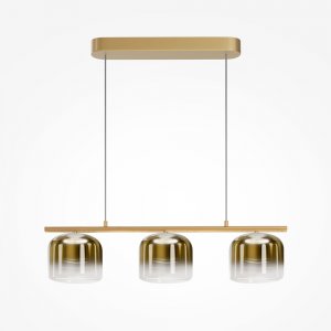 Диммируемый длинный подвесной светильник с лифтовым механизмом «Spirito»