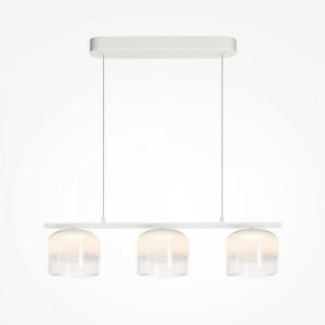 Диммируемый длинный подвесной светильник с лифтовым механизмом «Spirito»