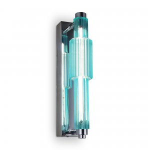 Настенный светильник с синим плафоном 8Вт 3000К «Verticale»