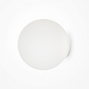Настенно-потолочный светильник шар D20см, белый «Basic form»