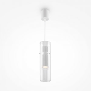 Белый подвесной светильник цилиндр «Dynamics»