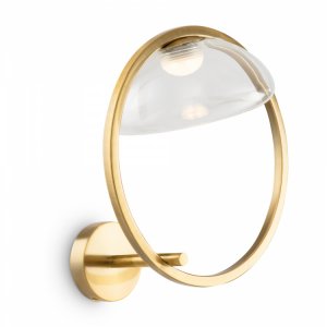 Настенное бра кольцо с плафоном «Lunare»