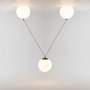 Подвесной светильник с 3 шарами по 20см 26Вт 3000К «Twins»