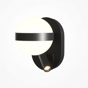 Настенный светильник с плафоном шар и лампой для чтения «Dialogue»