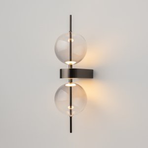 Настенный светильник с плафонами шар 8Вт 3000К «Double Moon»