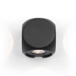 Настенный 4Вт чёрный светильник для подсветки 4 луча «Corso»