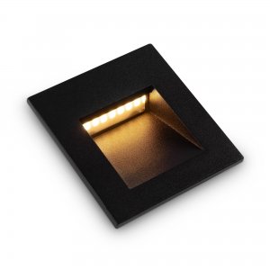 Чёрный уличный встраиваемый светильник для подсветки 3Вт 3000К «Arca»