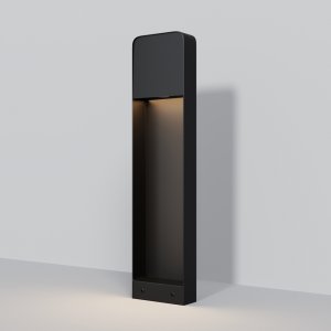 Уличный прямоугольный светильник столбик 68см «Porte»