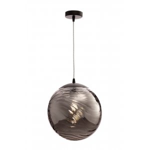Подвесной светильник дымчатый шар 30см «Dunas»