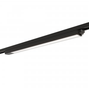 Длинный однофазный трековый светильник 15Вт 3000К чёрного цвета «BASIS»