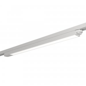 Белый длинный однофазный трековый светильник 15Вт 4000К «BASIS»