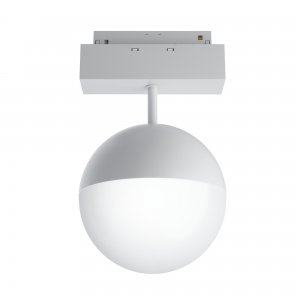 Белый трековый светильник шар 10Вт 3000К для магнитного шинопровода «Kiat»